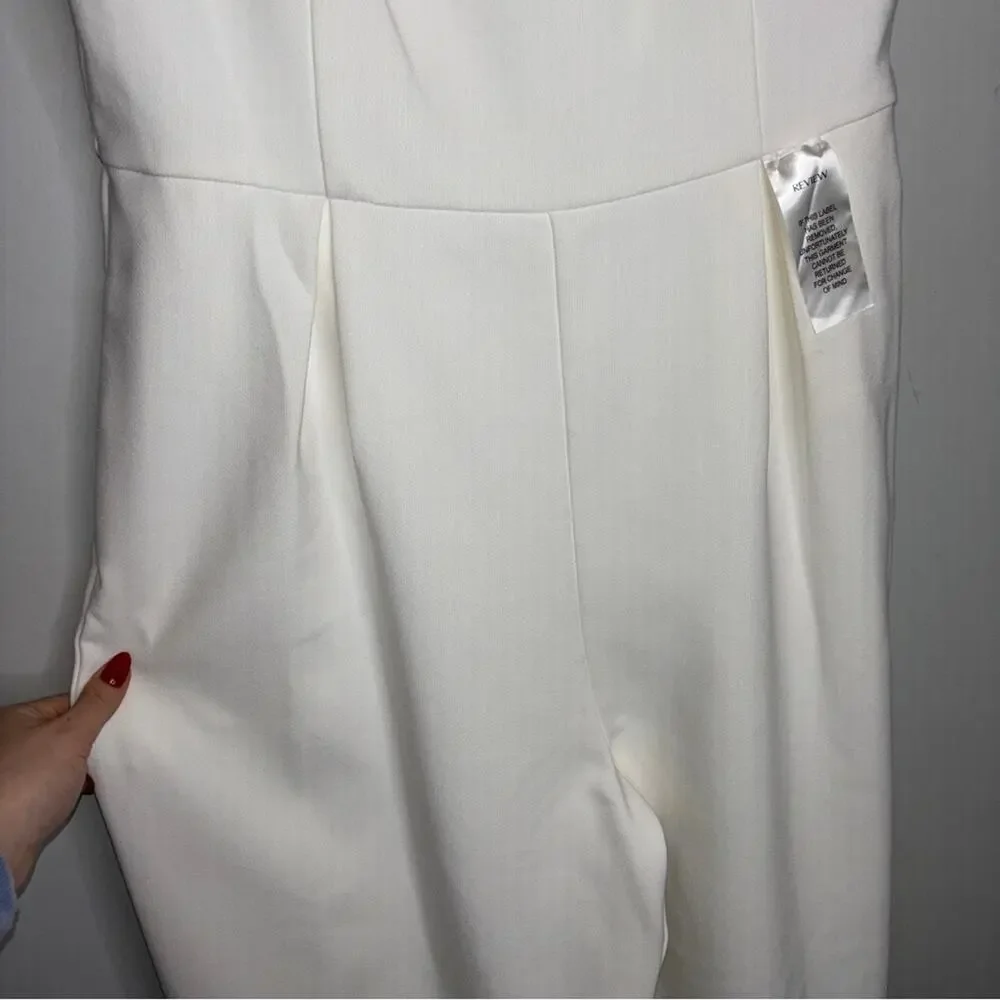 NWT Review Barcelona Jumpsuit in Ivory